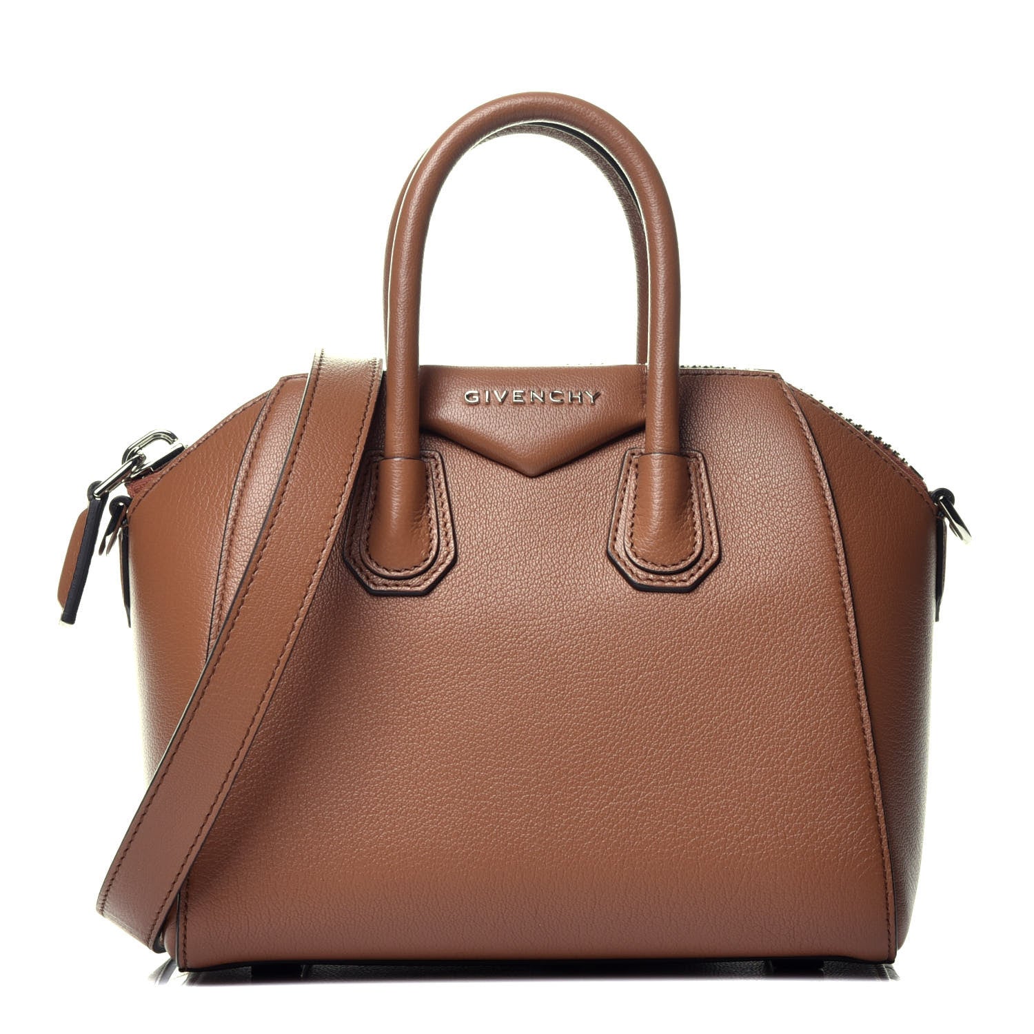 Givenchy Sugar Goatskin Mini Antigona Caramel 1 of 10