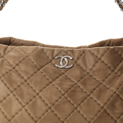 Chanel Ultra Soft Suede Calfskin Tote Beige 10 of 10