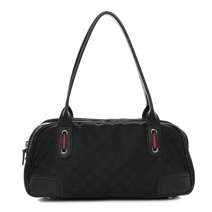 Gucci Canvas Monogram Web Princy Boston Black 1 of 11
