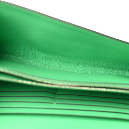 Hermes Evercolor Cavale Constance Long Wallet To Go Vert Comics Multicolor 5 of 12