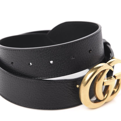 Gucci Textured Calfskin Double G 40mm Belt 85 34 Black 3 of 5