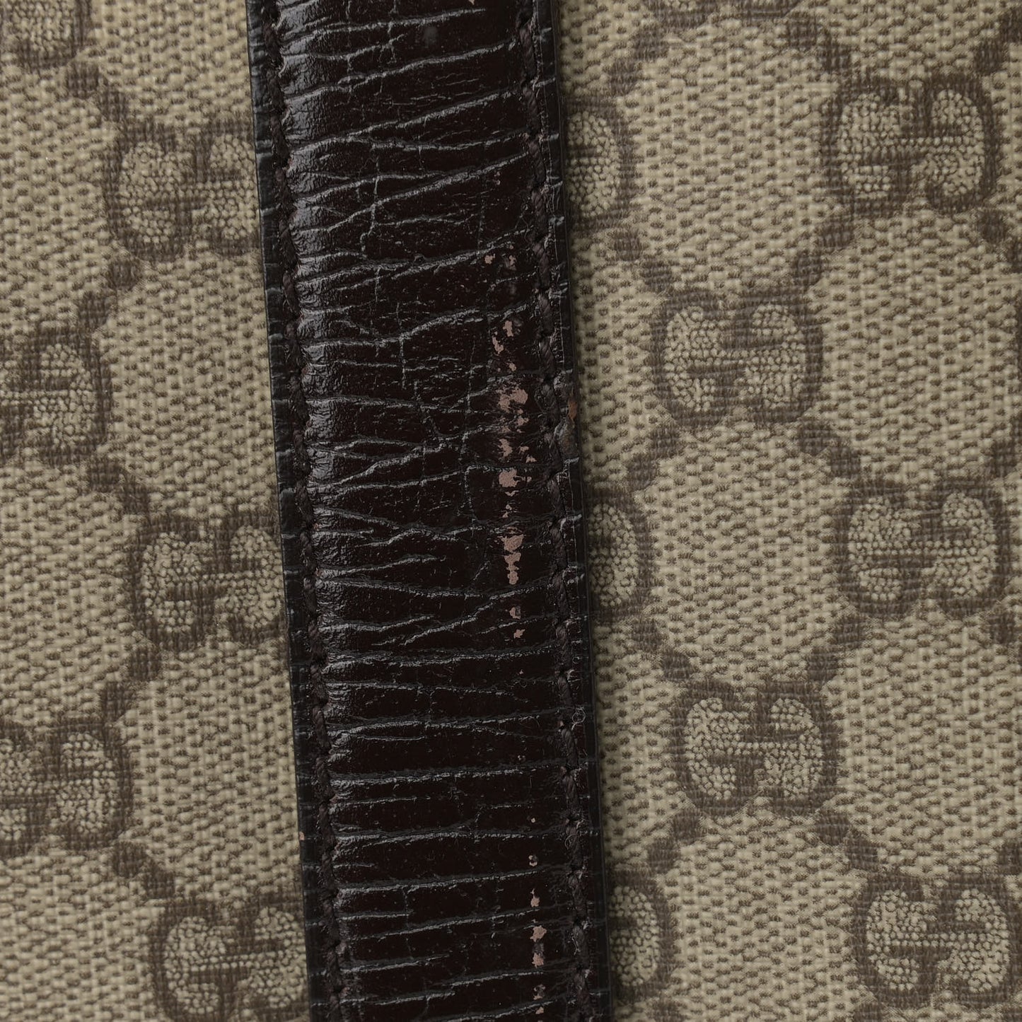 GG Plus Monogram Tote Dark Brown