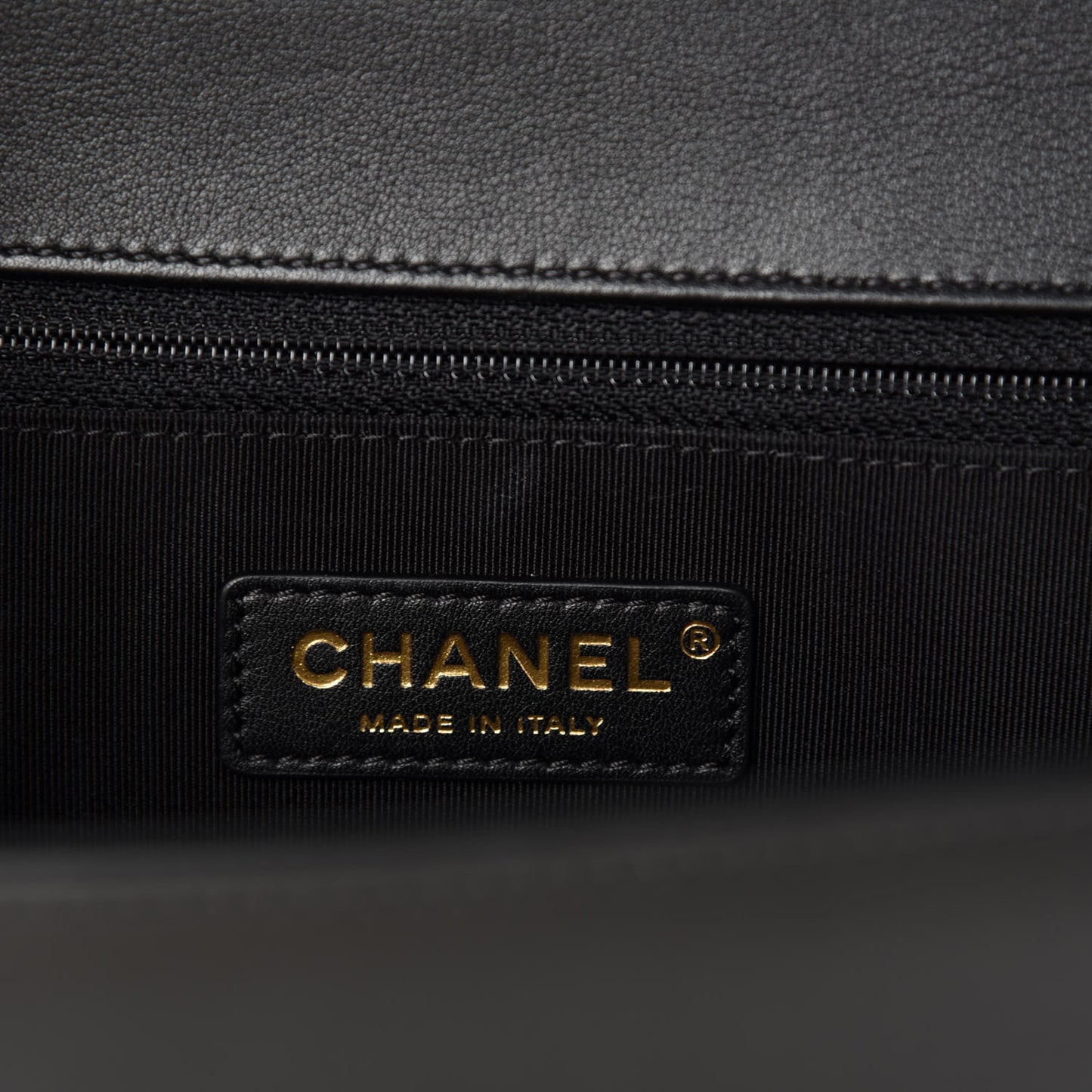 Calfskin Quilted New Medium Boy Flap Black