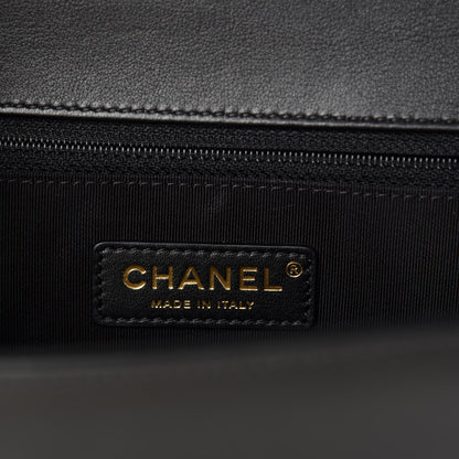 Chanel Calfskin Quilted New Medium Boy Flap Black 8 of 11