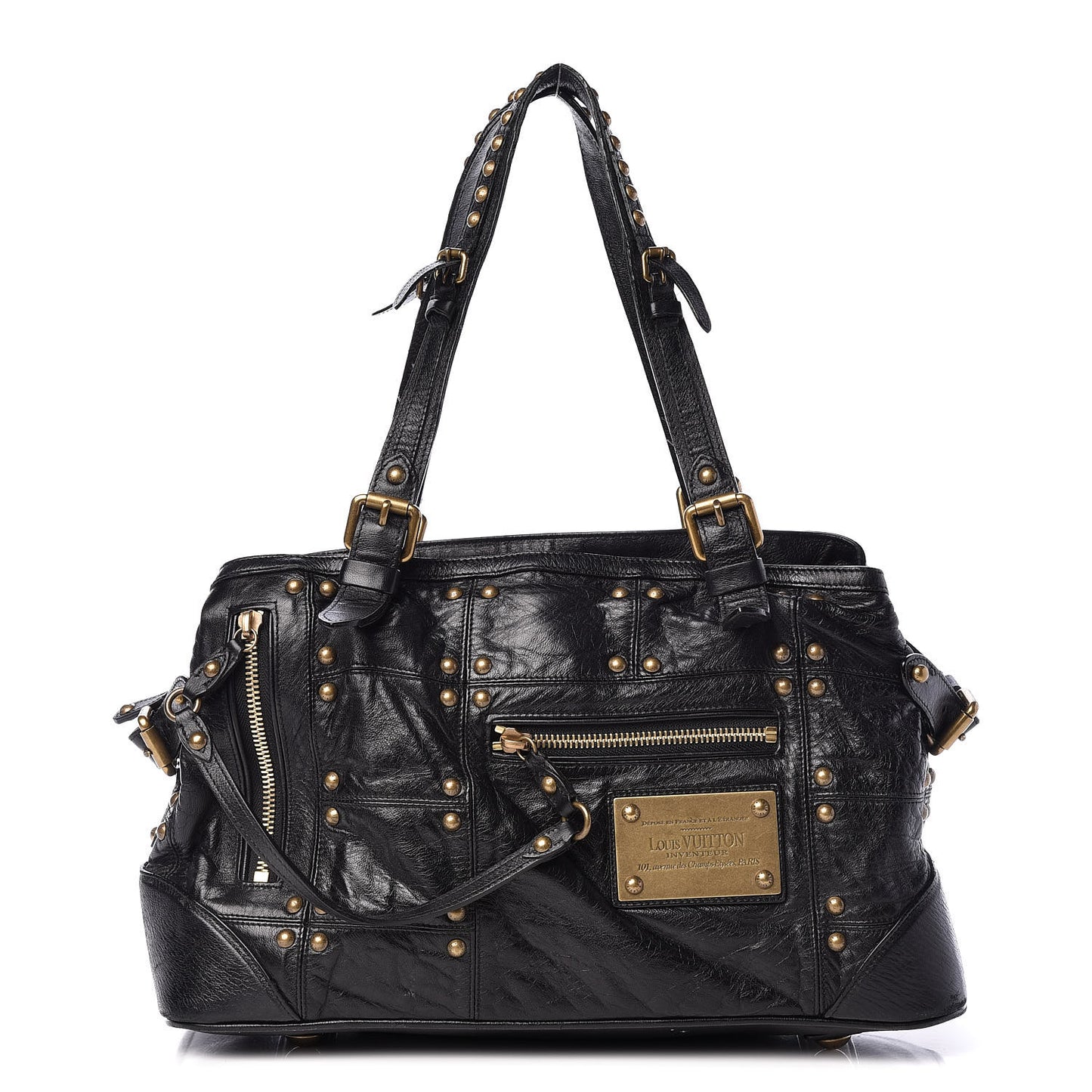 Lambskin Riveting Black