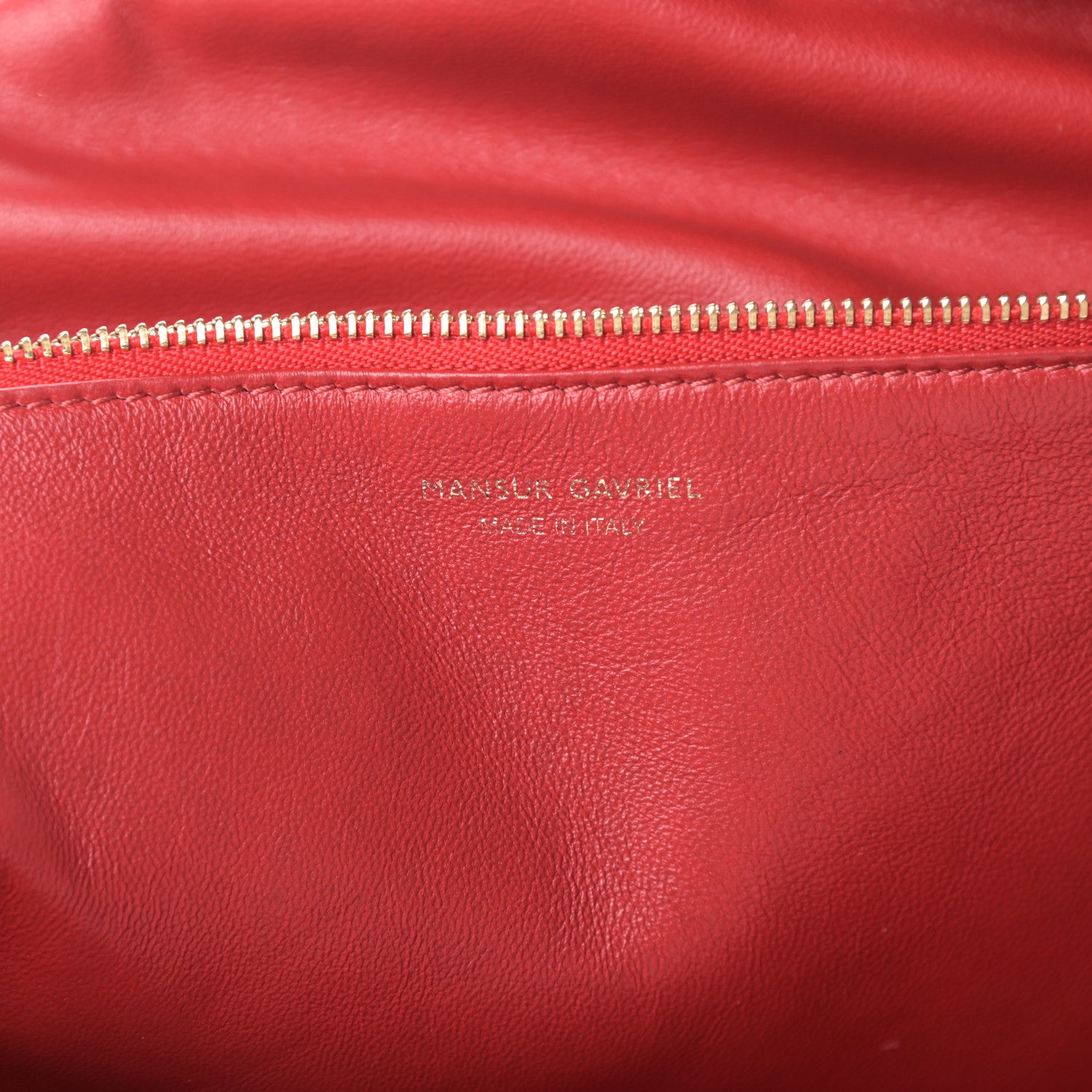 Mansur Gavriel Calfskin Reversible Pillow Tote Black Flamma 6 of 9