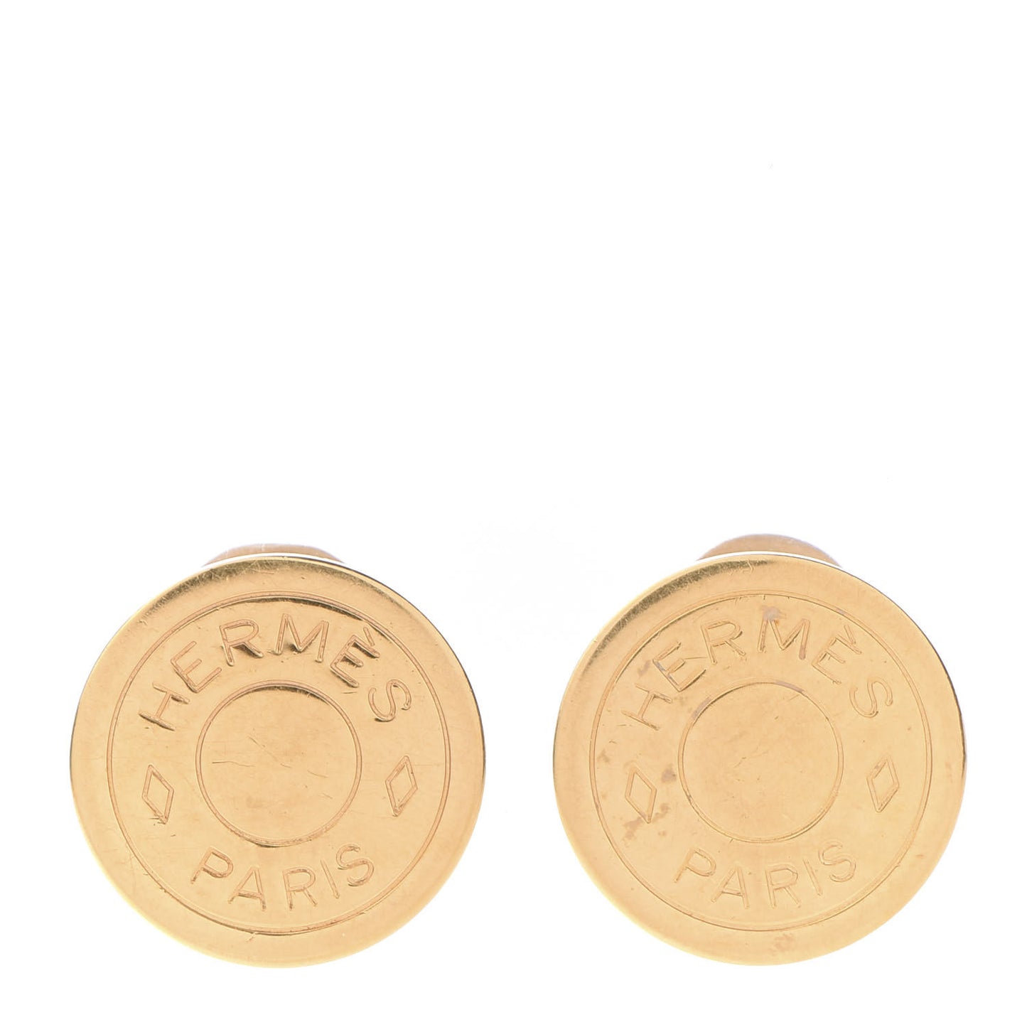 Clou De Selle Clip On Earrings Gold