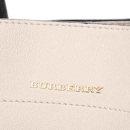 Burberry Grainy Calfskin Small Milton Satchel Natural Black 7 of 10