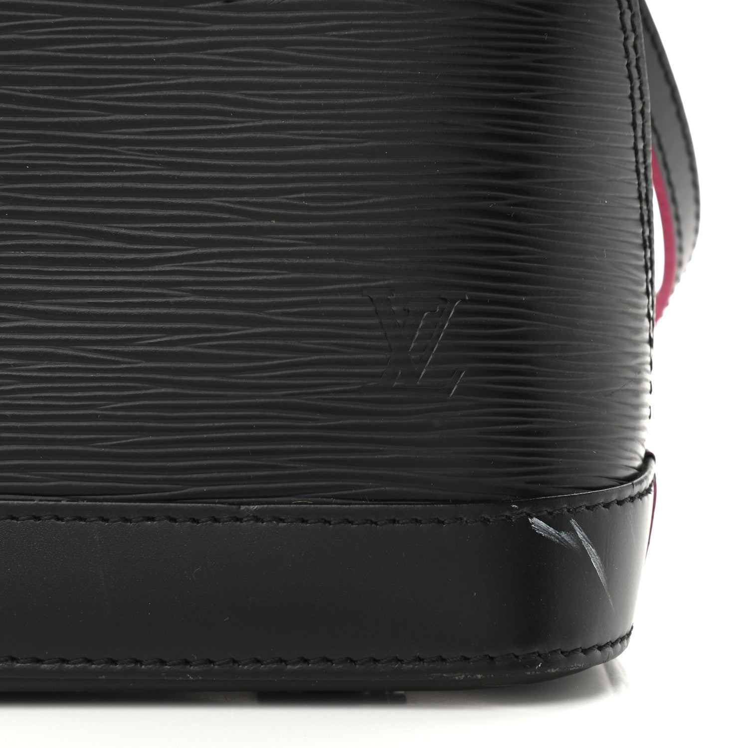 Louis Vuitton Epi Alma BB Black Hot Pink 10 of 10