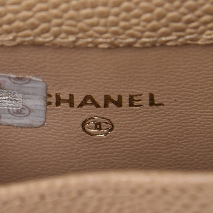 Chanel Caviar Phone Holder Crossbody Beige 7 of 11