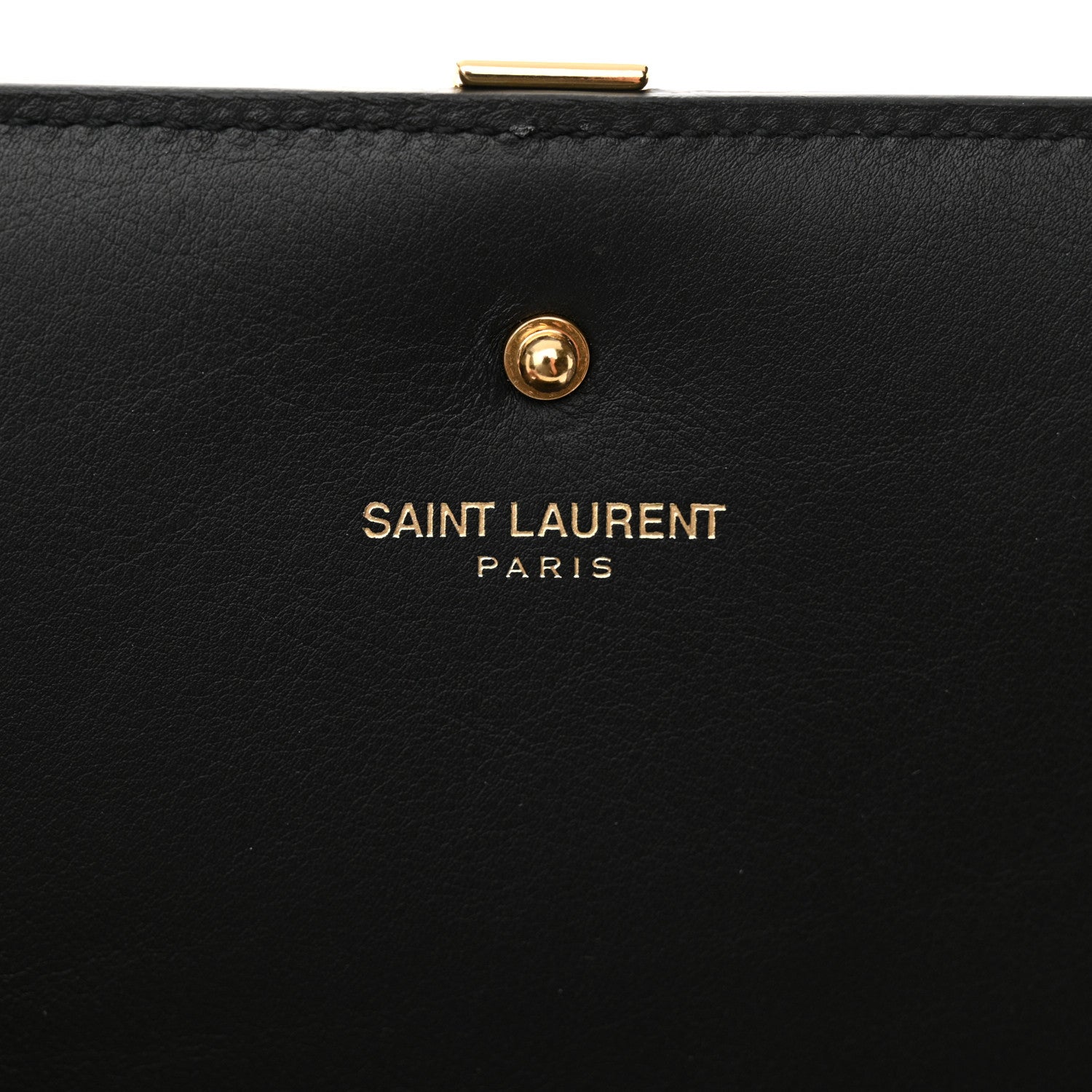 Saint Laurent Calfskin Classic Y Ligne Chain Wallet Black 7 of 11