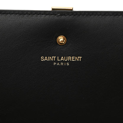 Saint Laurent Calfskin Classic Y Ligne Chain Wallet Black 7 of 11