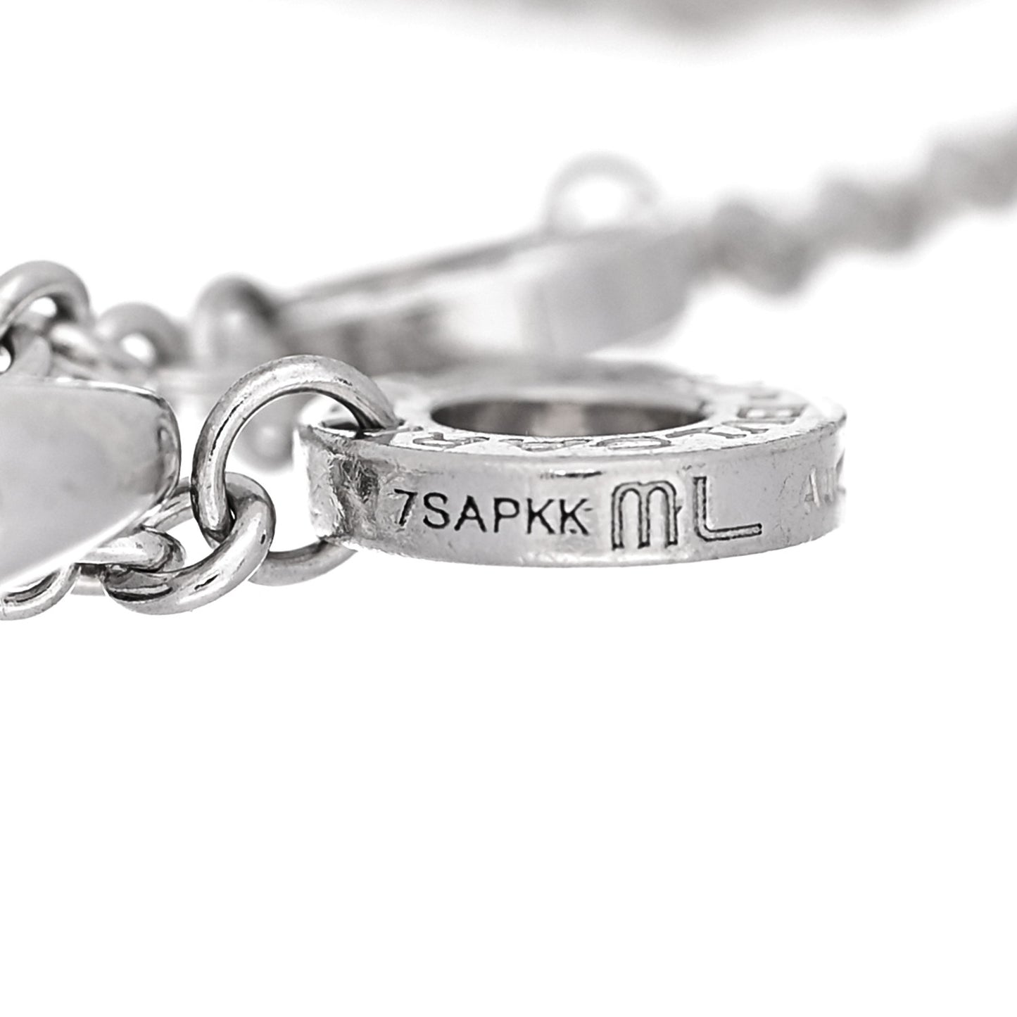 18K White Gold Diamond BVLGARI BVLGARI Openwork Bracelet ML