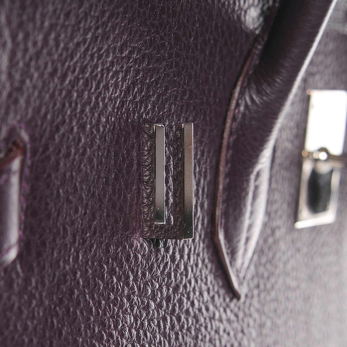 Taurillon Clemence Birkin 35 Raisin