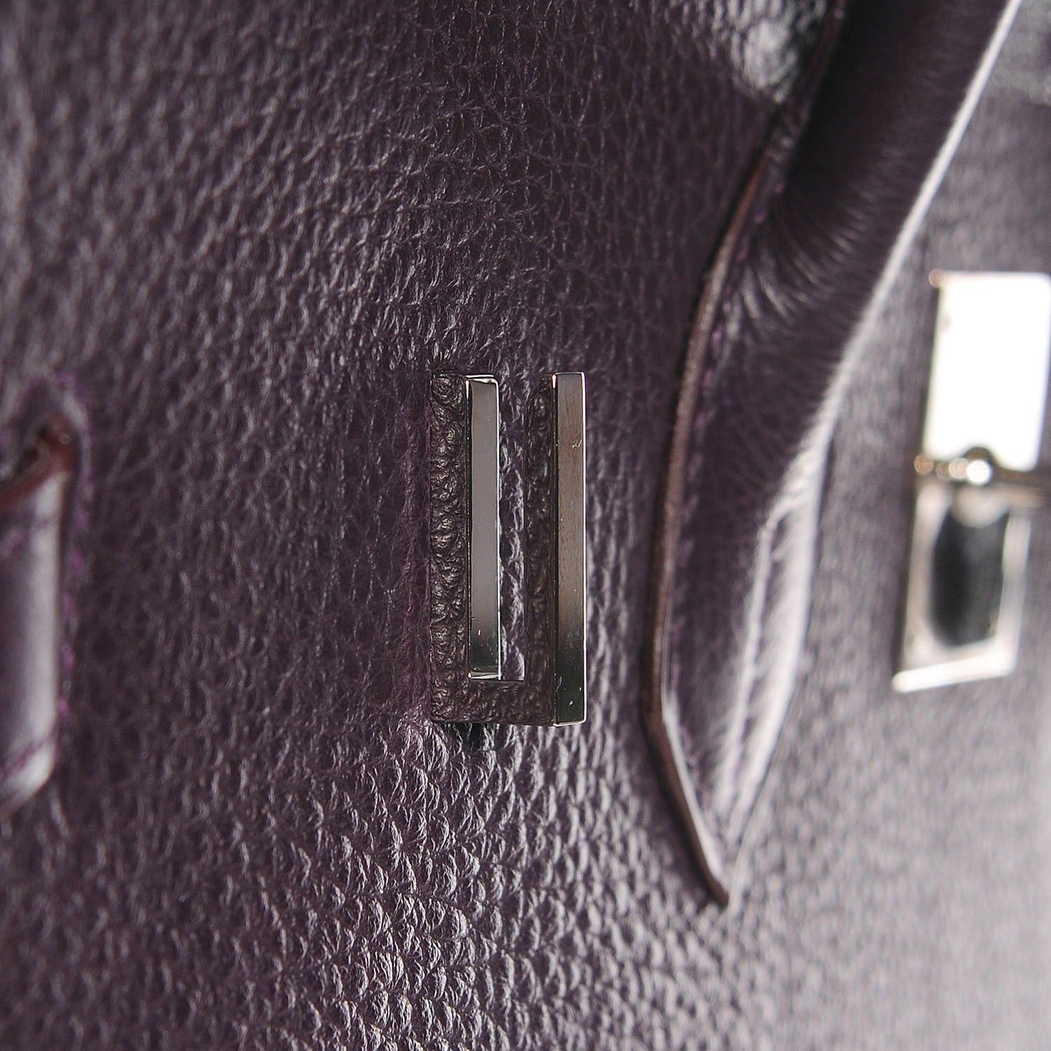 Hermes Taurillon Clemence Birkin 35 Raisin 42 of 58