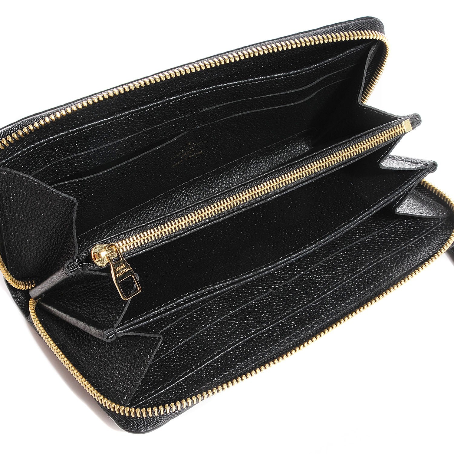 Louis Vuitton Empreinte Zippy Wallet Black 4 of 8