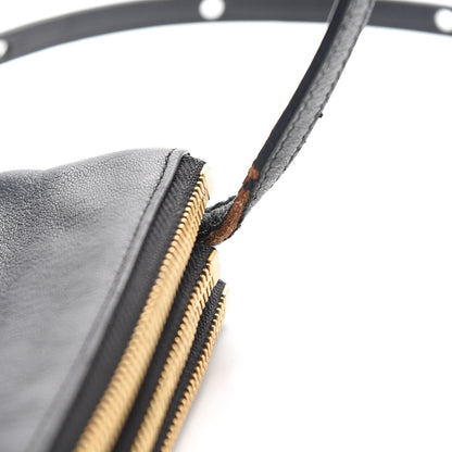 Celine Lambskin Large Trio Crossbody Bag Black 11 of 14