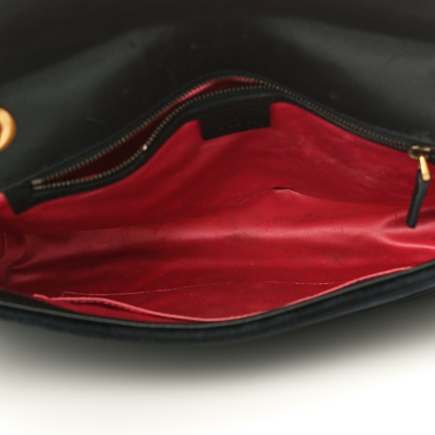 Velvet Matelasse Medium GG Marmont Shoulder Bag Black