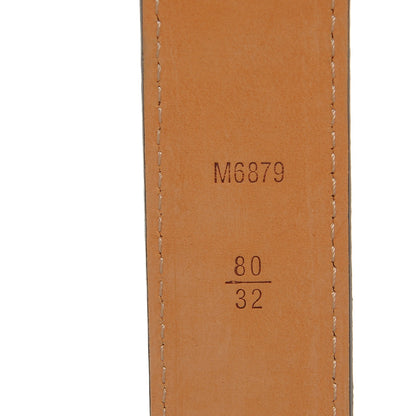 Louis Vuitton Monogram LV Frame Belt 80 32 5 of 6