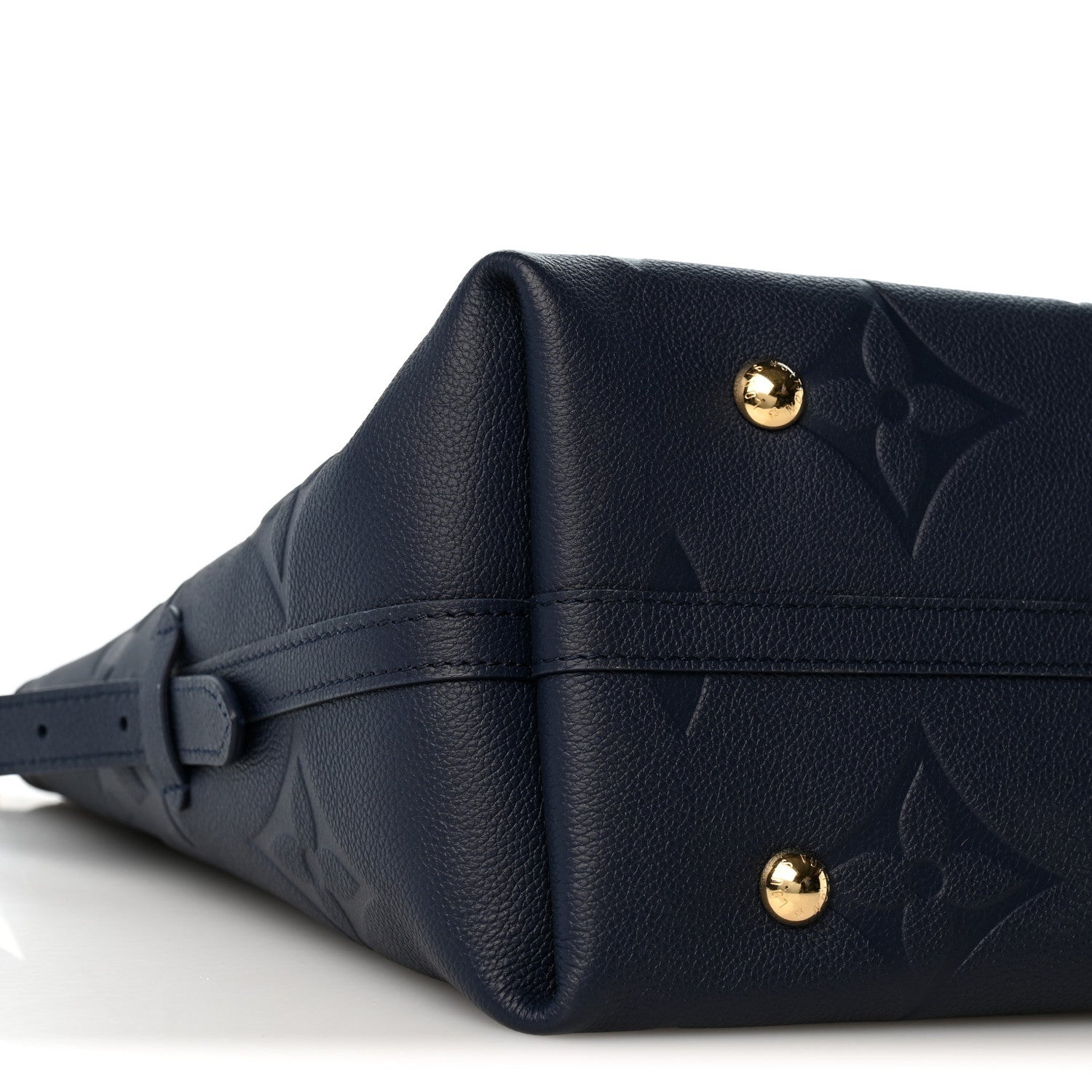 Louis Vuitton Empreinte Monogram Giant CarryAll MM Navy 9 of 10