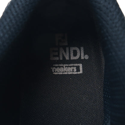 Fendi Nylon Mens Baguette Match High Top Sneakers 6 Blue Grey 9 of 9