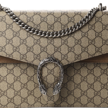 Gucci GG Supreme Monogram Medium Dionysus Shoulder Bag Taupe 12 of 12