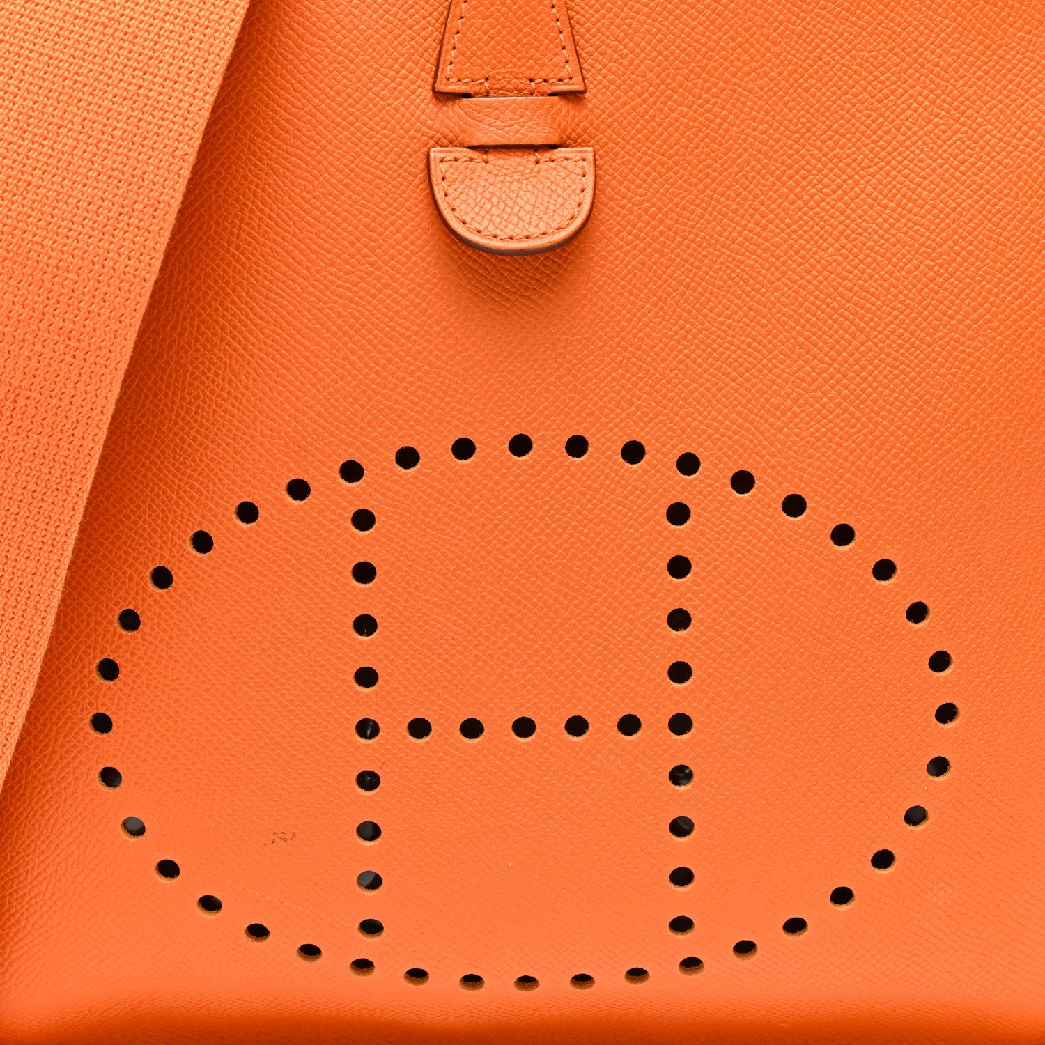 Hermes Epsom Evelyne II PM Orange 8 of 11