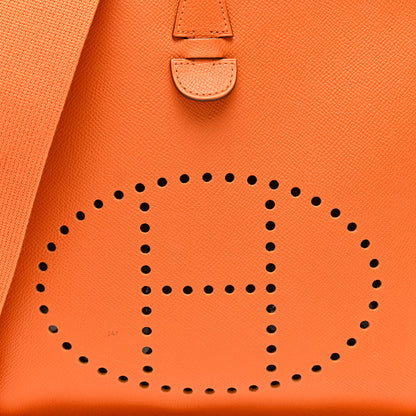 Hermes Epsom Evelyne II PM Orange 8 of 11