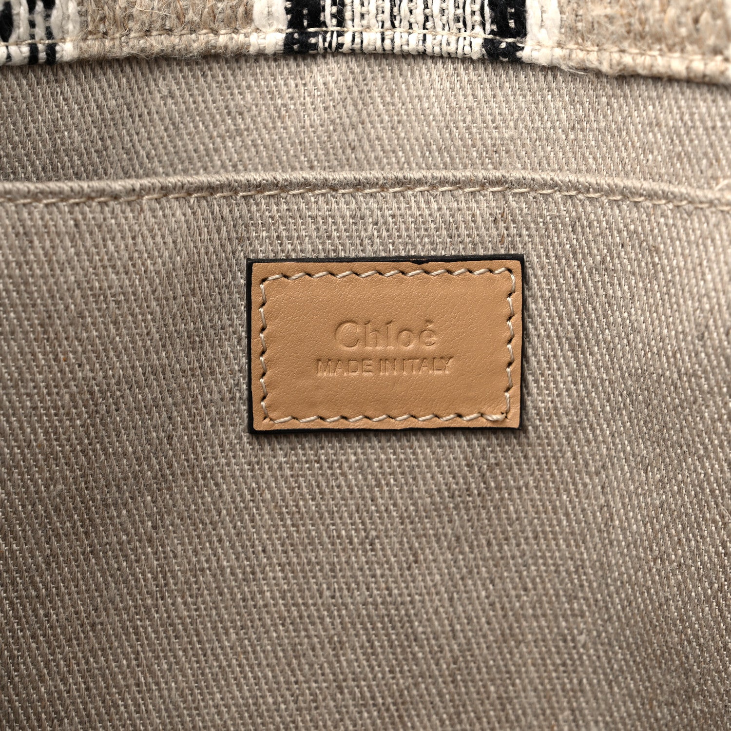 Chloe Knit Medium Woody Ribbon Tote Multicolor 6 of 11