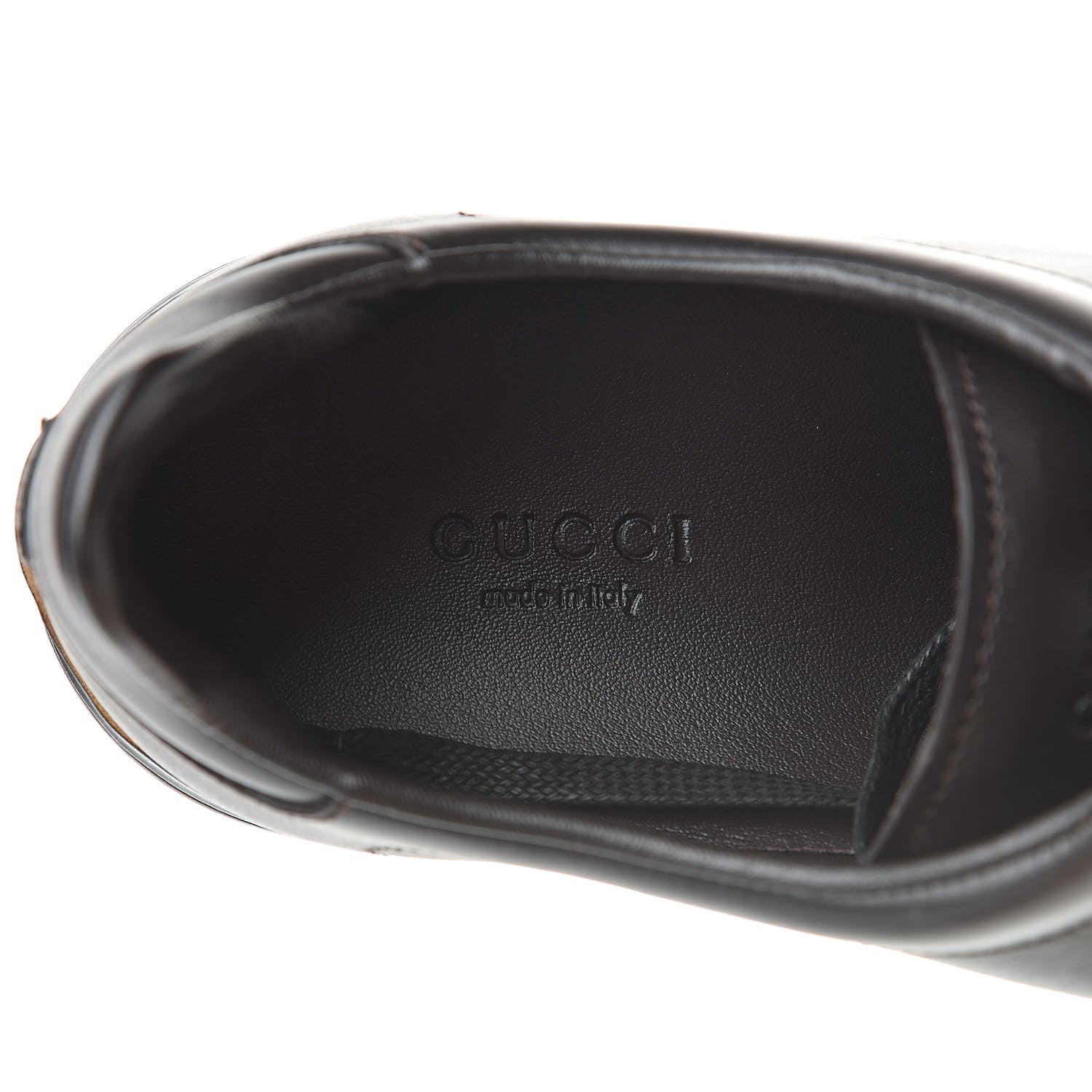 Gucci Calfskin Womens Interlocking G Sneakers 40.5 Brown 7 of 8