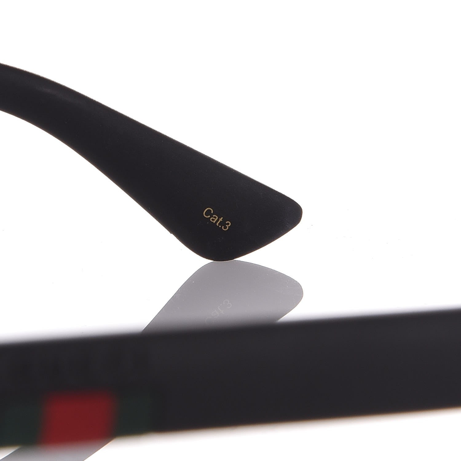 Gucci Square Frame Web Sunglasses GG0008S Black 7 of 9
