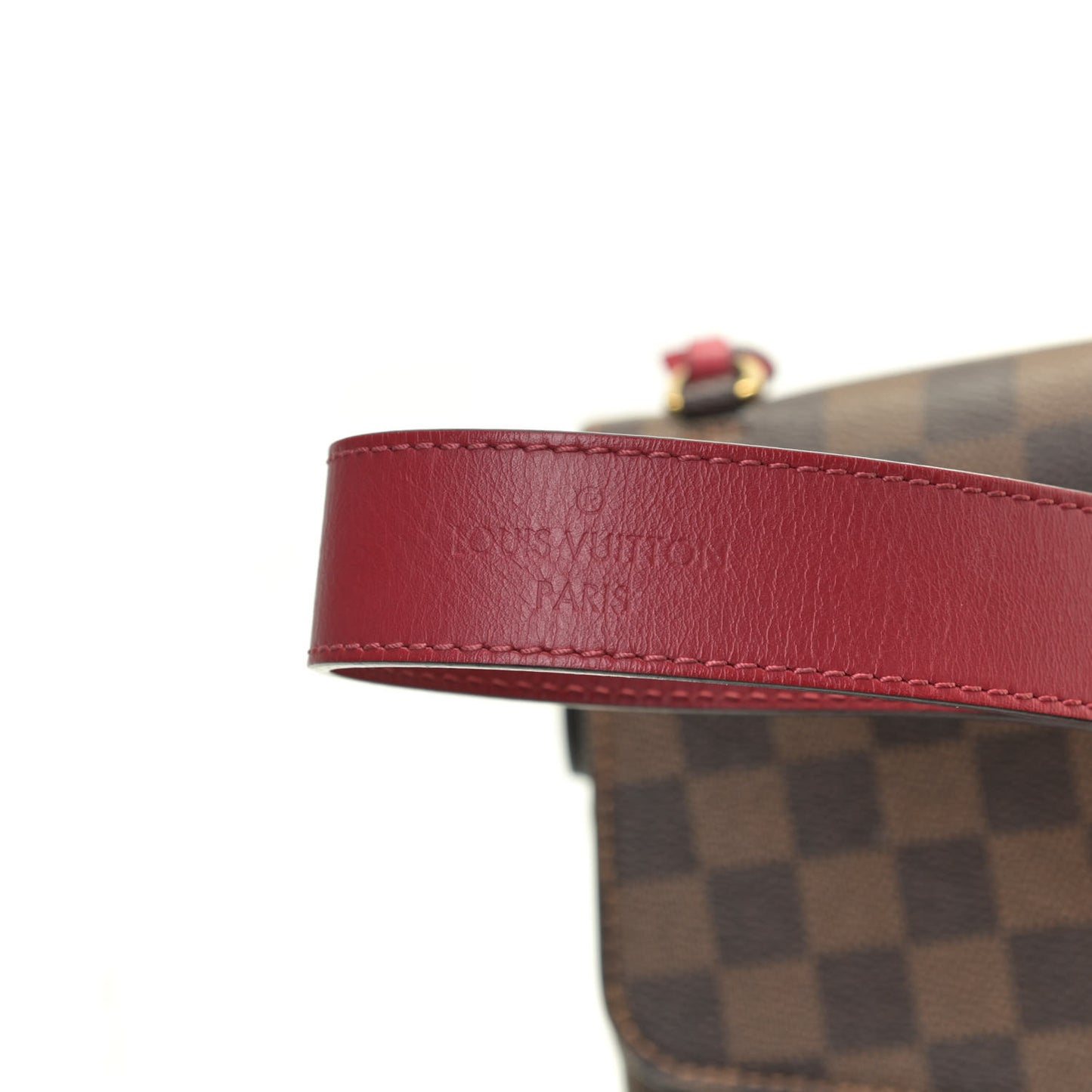 Damier Ebene Beaubourg MM Scarlet