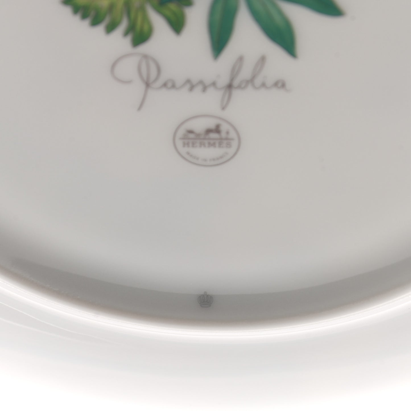 Porcelain Passifolia Dessert Plate N°2 Set of 2