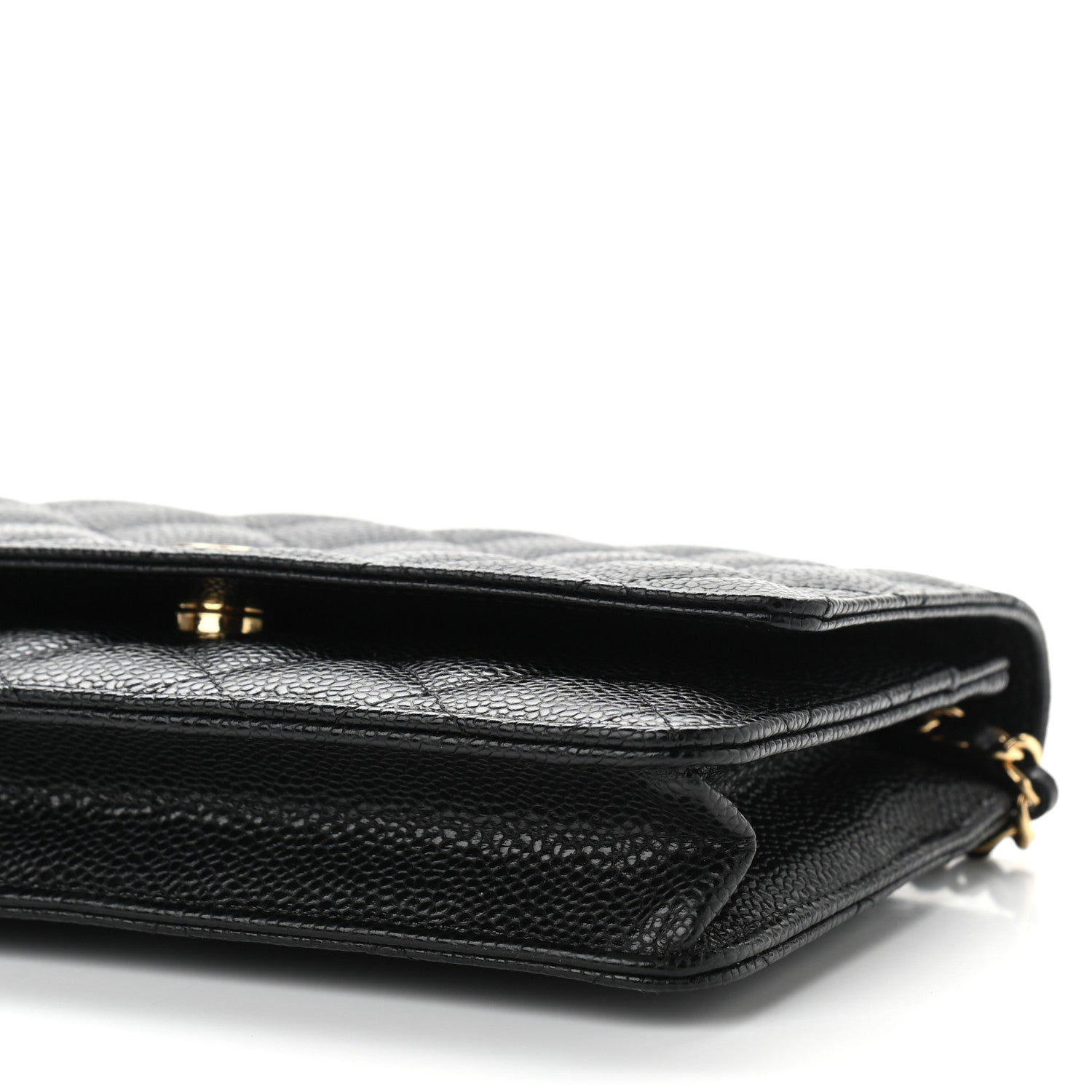 Chanel Caviar Quilted Wallet On Chain WOC Black 11 of 12