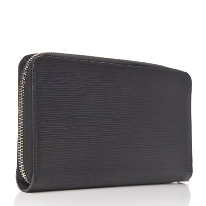 Louis Vuitton Epi Zippy Organizer Wallet Black 3 of 7