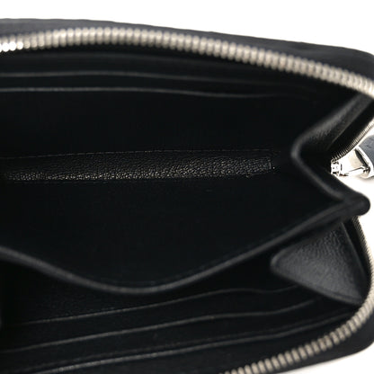 Louis Vuitton Snakeskin Monogram Zippy Padlock Coin Purse Black 5 of 6