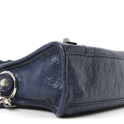 Balenciaga Agneau Giant 12 Silver Hardware Mini City Bleu Roi 9 of 10
