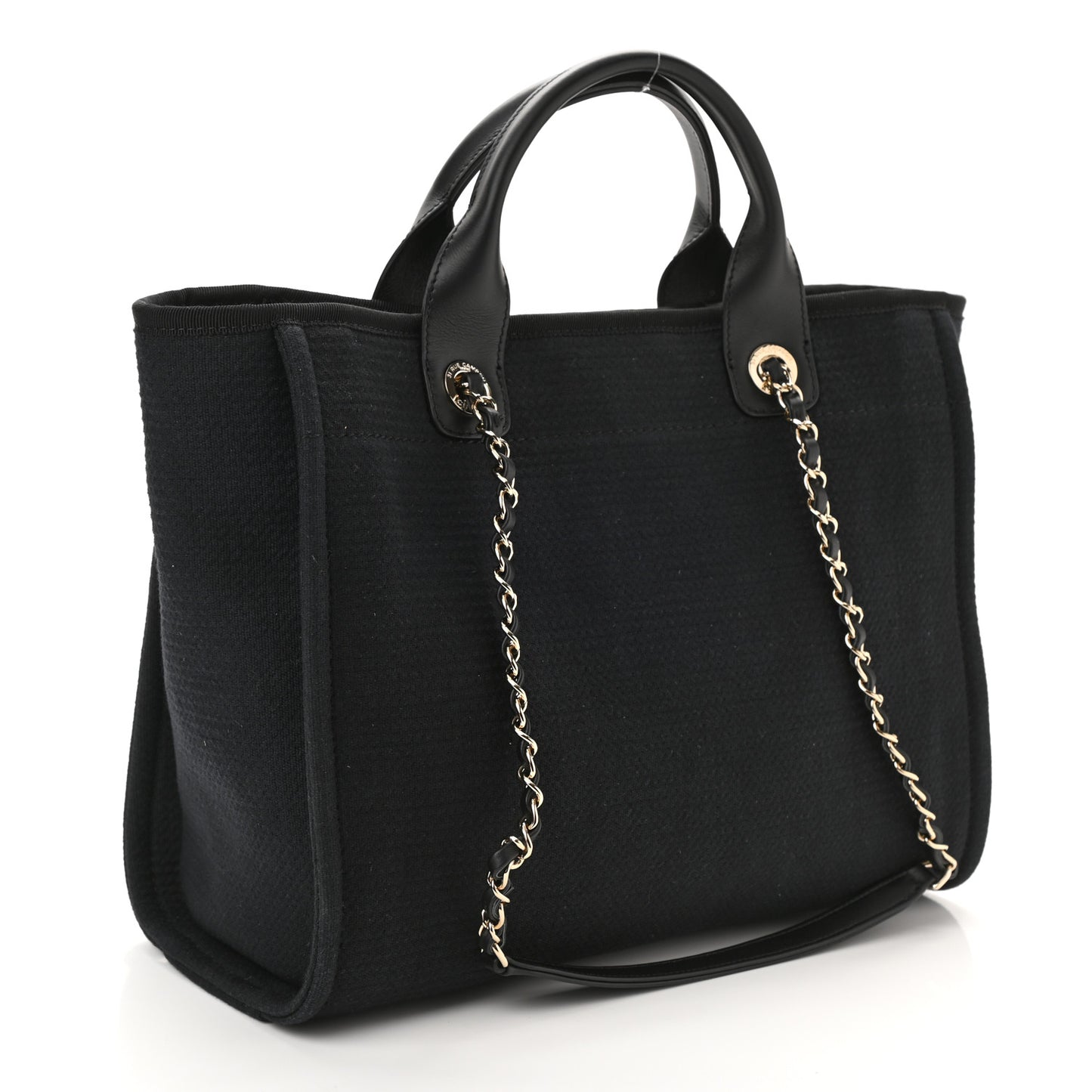 Mixed Fibers Small Deauville Tote Black