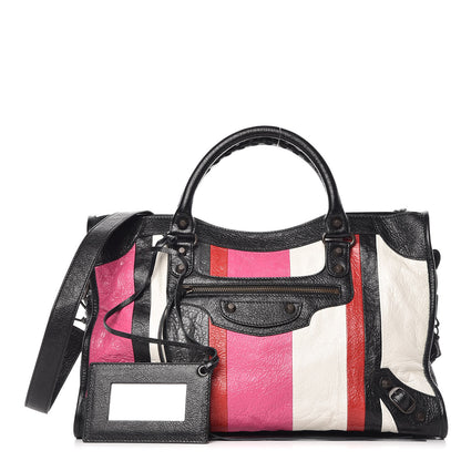 Balenciaga Agneau Arena Multicolore Classic Hardware City Rose Gris White Black Rouge 1 of 9