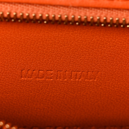 Balenciaga Shiny Calfskin Crocodile Embossed Small Hourglass Top Handle Bag Orange 7 of 12