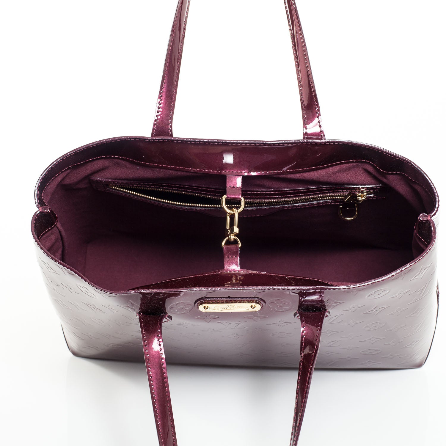 Louis Vuitton Vernis Wilshire MM Rouge Fauviste 6 of 12