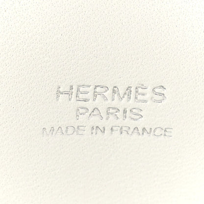 Hermes Taurillon Clemence Bolide 35 White 7 of 10