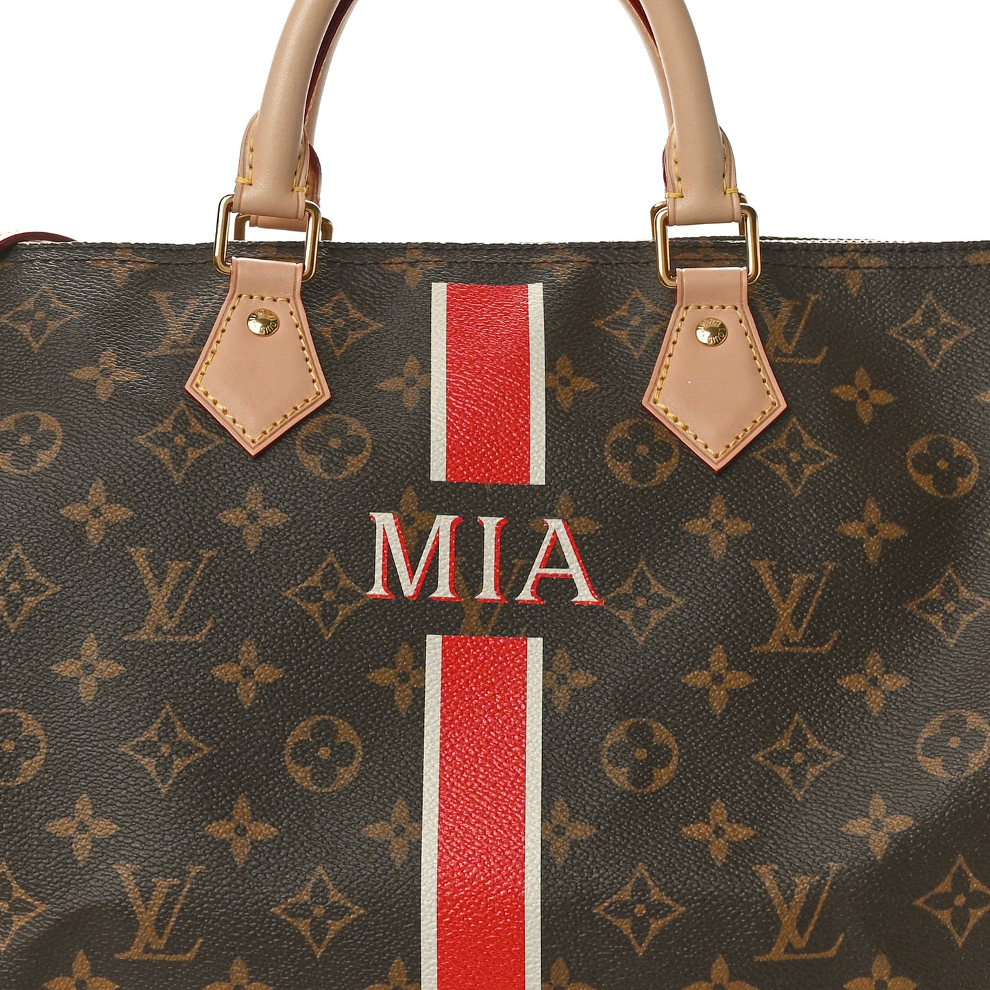 Monogram My LV Heritage Speedy Bandouliere 40 Ivoire Rouge