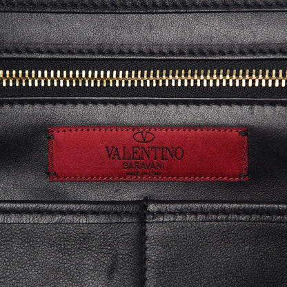 Valentino Garavani Vitello Medium Rockstud Tote Black 7 of 14