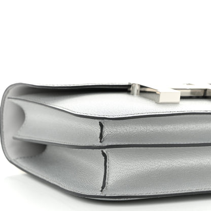 Hermes Metallic Chevre Chamkilight Constance 18 Argent 10 of 12