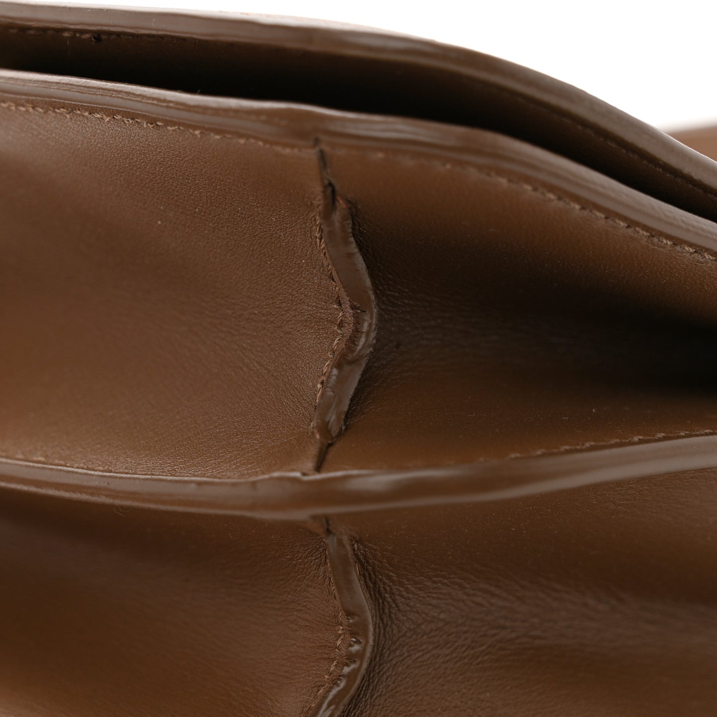 Calfskin Large Julien Shoulder Bag Dark Taupe