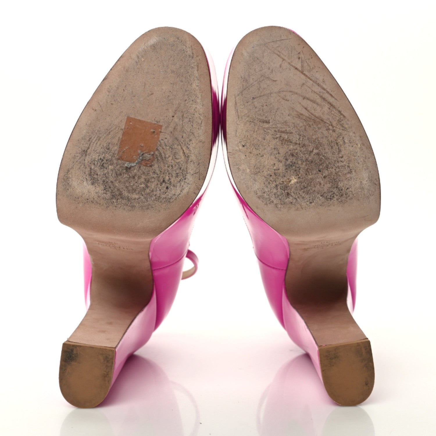Valentino Garavani Patent Tan-Go 55/155mm Platform Pumps 39 Pink PP 5 of 8