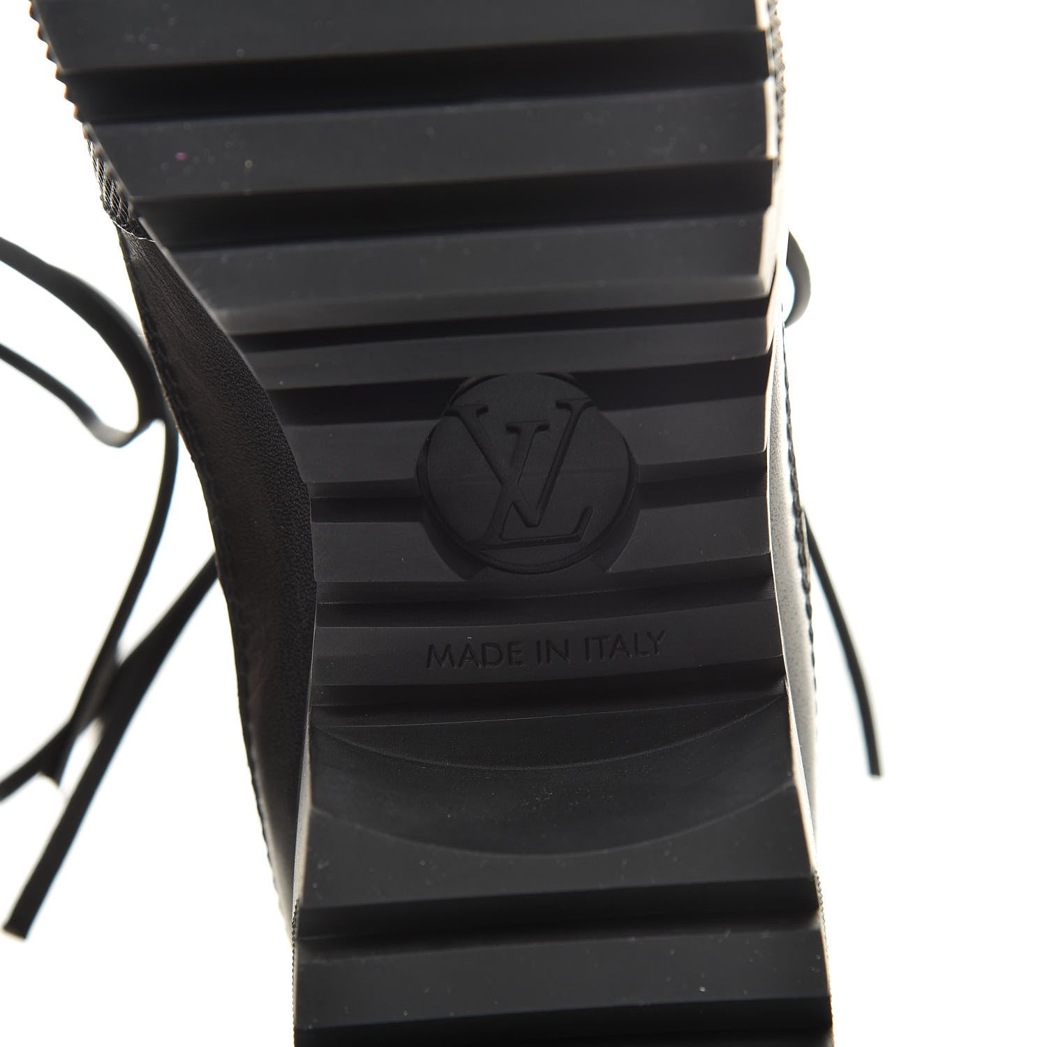 Louis Vuitton Suede Calfskin Catogram Laureate Platform Desert Boots 37 Black Marron 6 of 6
