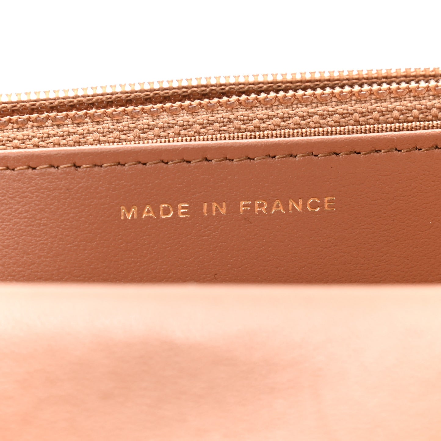 Lambskin Quilted Chanel 19 Wallet On Chain WOC Brown
