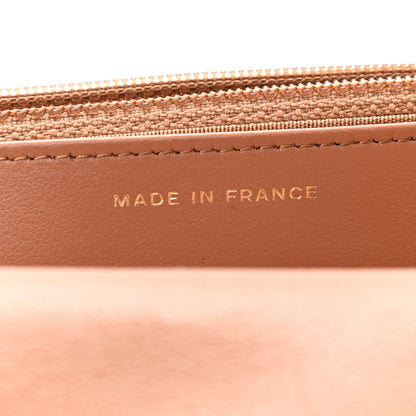 Chanel Lambskin Quilted Chanel 19 Wallet On Chain WOC Brown 7 of 10